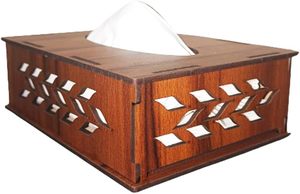 Wooden <b>Tissue</b> <b>Paper</b> Box Cover Natural <b>Color</b> Eco-friendly Modern Napkin Holder Rack Handcrafted Decorative Table Accessory for - Product Image 6
