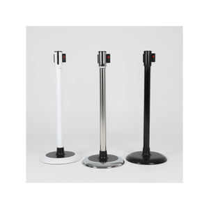 [BS-SW(BK)] Poteau de guidage à sangle rétractable lente, en métal durable, de qualité industrielle, résistant à l'eau, double revêtement PTFE - Product Image 2