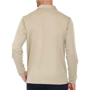 Camiseta de Rugby Personalizada para Hombre, Manga Larga, Poliéster, Impresión de Serigrafía Frontal, Tallas Grandes, Color Personalizado, Secado Rápido, Transpirable, Absorbe la Humedad - Product Image 3