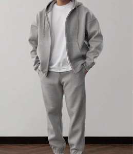 Ensemble de survêtement unisexe de haute qualité, sweat-shirt et pantalon de jogging, 2 pièces, taille XL, pantalon cargo personnalisé, survêtements pour hommes - Product Image 3