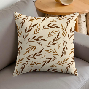 Cotton Accent Modern Cushion Filled Square Pillow <b>Cover</b> for <b>Sofa</b>, Bed & Living Space Decor - Product Image 2