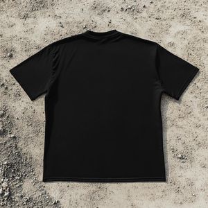 เสื้อยืดแขนสั้นผู้ชายลำลองสำหรับฤดูร้อน สีพื้น ทรงปกติ พิมพ์ลายสกรีนด้านหน้า ผ้าถักโพลีเอสเตอร์/คอตตอน 180 กรัม - Product Image 2