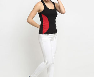 เสื้อกล้ามผู้หญิง ผ้าฝ้ายใส่สบายสำหรับออกกำลังกาย ทรงเรียบง่าย ไม่หด ไม่เป็นขุย คอกลม เสื้อกล้ามเปล่า ขายส่ง - Product Image 6