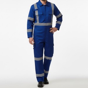 Combinaison de travail haute visibilité réfléchissante personnalisée pour les travailleurs de la construction, de l'ingénierie et des services publics - Product Image 5