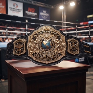 Ceinture de champion de boxe personnalisée par le fabricant, ceinture de champion du monde poids lourd, ceintures de boxe et de lutte, boxe, kickboxing - Product Image 1