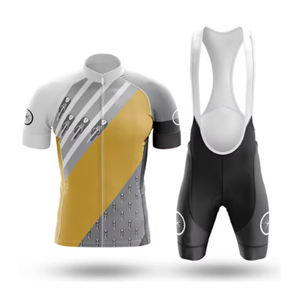Ensemble de maillots de cyclisme sur route pour hommes - Spandex/Polyester, séchage rapide et respirant, options de logo, couleur et taille personnalisées, vêtements de cyclisme d'été - Product Image 2