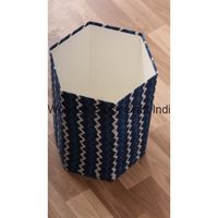 Poubelle décorative artisanale imprimée pour la maison et le bureau, vente en gros