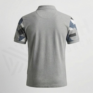 Vente en gros de polos pour hommes sur mesure avec logo imprimé, nouveau design, couleur unie, tissu tricoté, fabriqué au Pakistan - Product Image 2