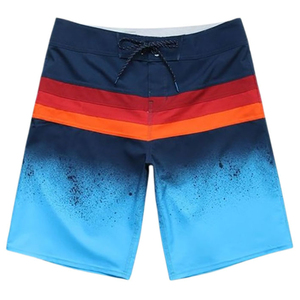 <b>Men</b>’s 4-Way Stretch Board Shorts Quick Dry Surf Swim <b>Trunks</b> Gradient Beach Shorts Custom Logo Performance Swimwear - Product Image 1