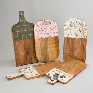 Plateau en bois imprimé pour restaurants, cafés, cuisine moderne, présentation élégante des aliments et décoration de table - Product Image 1
