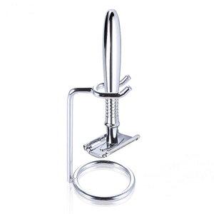 Double Edge Shaving <b>Razor</b> Stainless Steel Safety <b>Razor</b> Reusable Manual Beard <b>Razor</b> For <b>Men</b> Professional Wet Shaving Tool - Product Image 2