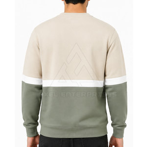 เสื้อสเวตเชิ้ตผู้ชาย คอกลม แขนยาว อุ่นสบาย สวมใส่ได้ทุกวัน สไตล์ลำลองทันสมัย สตรีทแวร์ ออกแบบเองได้ ผลิตจากโรงงาน - Product Image 5