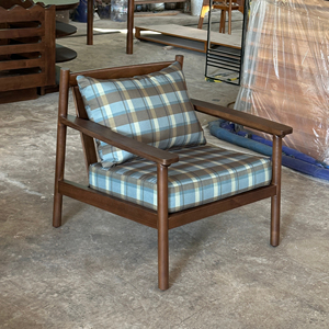 Sillón de Teca Resistente para Exteriores, Resistente a la Intemperie, de Madera Maciza, para Patio, Jardín, Dormitorio, Restaurante, Piscina - Sunny - Product Image 5