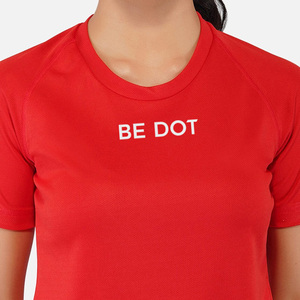 T-shirt décontracté pour femme en jersey vert olive à col rond, avec logo, manches courtes, 100 % coton biologique, écologique, respirant et à séchage rapide - Product Image 6
