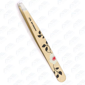 Pinzas para Cejas y Extractor de Pestañas, Herramienta de Belleza de Precisión, Pinzas de Acero Inoxidable para Depilación de Pelo Fino, Punta Inclinada - Product Image 2