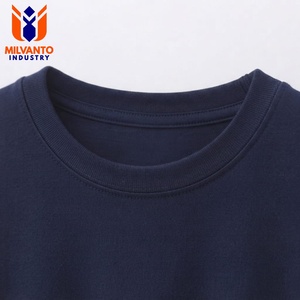 Men's 100% Cotton 200gsm Blank Short Sleeve O-Neck Rib <b>Collar</b> <b>T</b>-<b>shirt</b> | Soft Feel Breathable Anti-Pilling Regular Fit <b>T</b>-<b>shirt</b> - Product Image 3