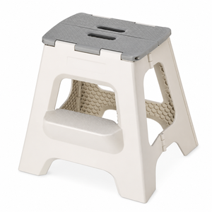 <b>Folding</b> Plastic <b>Step</b> <b>Stool</b>-Traditional Design Round Shape Lightweight Portable Wholesale Supplier India - Product Image 1