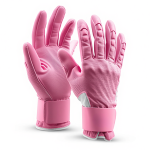 PVC <b>Fingerless</b> Field Hockey <b>Gloves</b> Lightweight Stretch Padded for Training Practice Match Games Hockey Clubs - Product Image 1