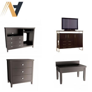 Casegoods en métal en bois durable réglable moderne de l'usine du Vietnam OEM ODM ensembles de chambre à coucher d'hôtel lin pour les projets Best Western - Product Image 3