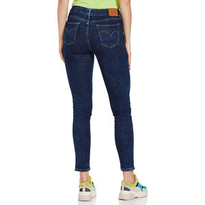 Jeans de Mezclilla para Mujer, Corte Recto, Ajustados, Casuales, Transpirables, de Cintura Alta, con Alto Contenido de Algodón, Venta al Por Mayor, ODM - Product Image 5