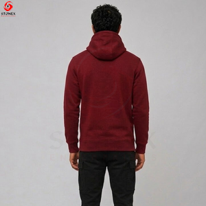 Sudadera con Capucha Esencial para Hombre, Mezcla de Algodón Premium, Ecológica, Resistente al Viento, Cómoda, Corte Regular, Ropa de Invierno - Product Image 3