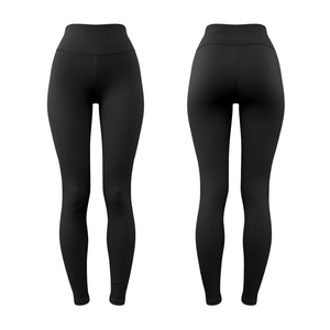 Leggings Deportivos de Cintura Alta para Mujer, Transpirables, de Punto, Spandex/Poliéster, Color Sólido, Largos, AND1, para Entrenamiento, Fitness y Rendimiento - Product Image 2