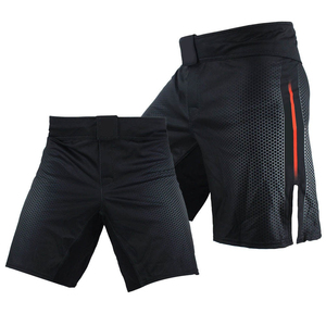 Pantalones Cortos de MMA Unisex para Boxeo, Muay Thai, Entrenamiento de Kickboxing, Elásticos, de Secado Rápido, Transpirables, con Estampado de Camuflaje Sublimado, 100% Poliéster, Colores Personalizados - Product Image 3