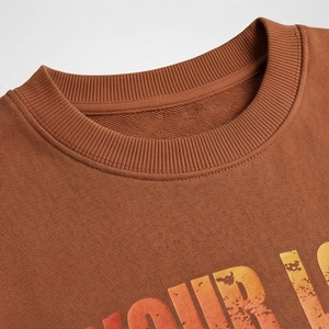 Conjunto de 2 piezas para mujer, camiseta y pantalones cortos de algodón marrón, cuello redondo, manga corta, diseño con letras estampadas, corte holgado informal, por encima de la rodilla - Product Image 4