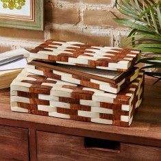 Elegant Bone Inlay <b>Box</b> Handmade Luxury Wooden Decorative Storage <b>Box</b> Ideal for Collectibles and <b>Keepsakes</b> - Product Image 3