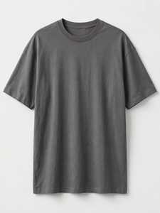 เสื้อยืดผู้ชายแบบเรียบ แขนสั้น คอกลม ทรงปกติ รับสกรีนโลโก้ สวมใส่สบายๆ ในชีวิตประจำวัน - Product Image 1
