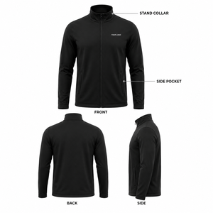 Custom Logo <b>Workout</b> Sports <b>Jacket</b> Stretch Woven Fabric Lightweight Training <b>Jacket</b> Team Warm Up Wholesale Clothing Supplier - Product Image 3