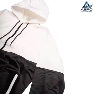 Black And White Color Newest Custom Lightweight Men Nylon Highest Quality Windbreaker Windproof Plus Size Short <b>Set</b> For Men's - Product Image 4