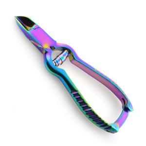 Coupe-ongles enduit multi-plasma de qualité médicale professionnelle lame de coupe tranchante poignée en acier pour manucure pratique aux doigts - Product Image 2