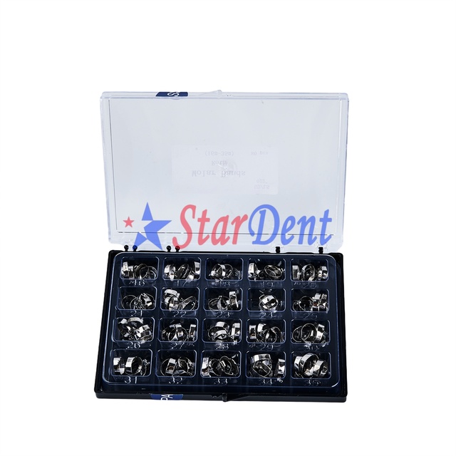 Dental Molar Band With Tube Orthodontic Band 80pc Packing Dental Products Supply