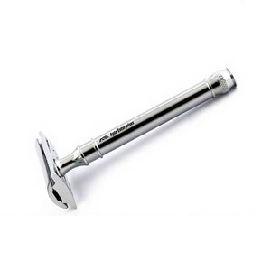 Kit de Afeitado Profesional para Hombre, Maquinilla de Afeitar de Doble Filo, Apertura Tipo Mariposa, Reutilizable, de Acero Inoxidable, Manual - Product Image 3