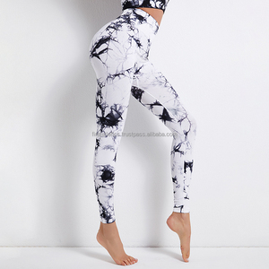 Pantalon de yoga personnalisé imprimé de grande taille pantalon moulant de push-up professionnel pour femmes, leggings de yoga pour la gym et le sport - Product Image 1