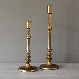Candelabro Alto de Latón Vintage, Ecológico y Duradero, Decoración para el Hogar, Centro de Mesa Navideño - Product Image 3