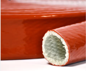 SUNBOW HTG-010 Funda Trenzada de Fibra de Vidrio Resistente al Calor y Fuego de 50 mm de Diámetro Interior para Protección de Mangueras - Product Image 1