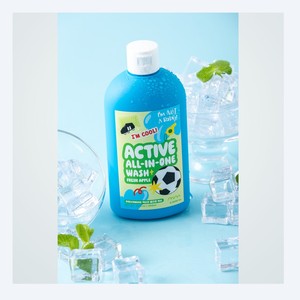 Gel douche pour bébé I'm Not a Baby, shampoing et gel douche tout-en-un pour enfants, senteur pêche douce et pomme fraîche, lot de 300 ml, tout-en-un pour nourrissons - Product Image 6