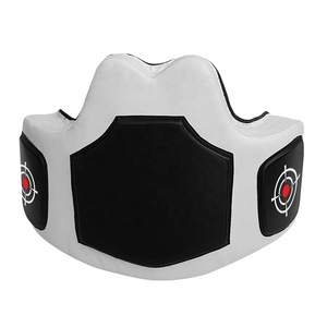 Protège-Poitrine en Cuir PU Premium pour Boxe, Protection Abdominale MMA, Bouclier Côtiers, Équipement d'Entraînement Taekwondo, Ensemble d'Usine OEM - Product Image 3