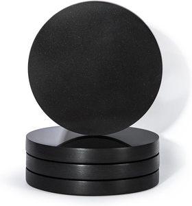 Posavasos de Mármol a Cuadros, Posavasos de Piedra Negra y Blanca para Mesa, Accesorios de Cocina, Decoración del Hogar a Cuadros y Moderna - Product Image 5