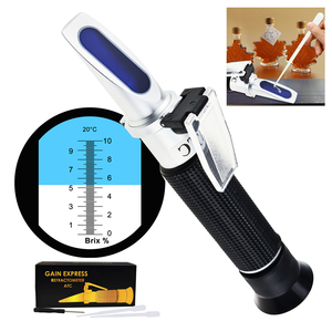 Refractómetro de 0-10% Brix con ATC, Medidor Portátil de Alta Precisión para Emulsiones, Jugo de Arce y Soluciones Bajas en Azúcar - Product Image 1