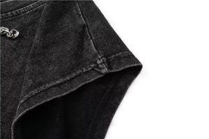 Custom Summers <b>Men's</b> Sleeveless T-shirts Wash Acid <b>Singlet</b> With Hole Sweater T-Shirts Cropped Tank Top Trending Vintage Stuff - Product Image 5