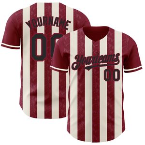 OEM Sublimation Baseball Jersey 100% Polyester Short Sleeve Breathable Full Button Custom <b>Name</b> Number Supplier - Product Image 3