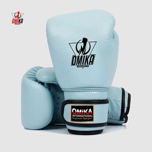 Guantes de Boxeo Profesionales Ligeros de Alta Calidad OEM/ODM Personalizados, Transpirables, con Correa de Muñeca Ajustable, Dedos Completos, OMIKA - Product Image 1