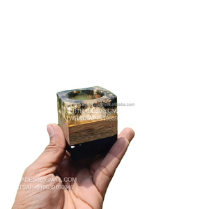 Quemador de Incienso Madkhan de Madera Inspirado en la Herencia con Copa de Resina de Oud para un Aroma Árabe Profundo, para Áreas de Bienestar en el Hogar y Tradición del Ramadán - Product Image 1