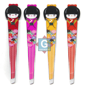 Pinzas para Cejas de Acero Inoxidable con Punta Inclinada, Estilo Chino, para Dar Forma a las Cejas, Marca Privada - Product Image 1