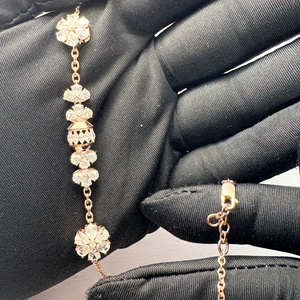 Collar de Diamantes de Lujo Cultivados en Laboratorio, Oro Rosa de 9K, Joyería Nupcial para Mujer - Product Image 6