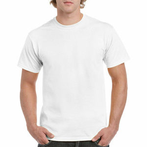 T-shirt unisexe en coton de qualité supérieure, col rond, personnalisable avec logo brodé et impression par transfert thermique, style décontracté, vente en gros - Product Image 4
