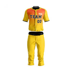 Uniformes de béisbol de diseño único hechos en fábrica, con logo personalizado impreso, MOQ bajo, para venta en línea. - Product Image 2